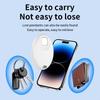 Mini GPS Loss Prevention Device Compatible for IOS Apple Find My App Anti-Lost Reminder Key Kid Pet Luggage Backpack Finder