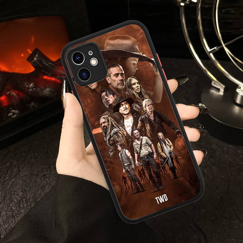 Horror The W-Walking D-Dead TV For IPhone 11 12 13 14 15 16 Pro Max Plus Matte Translucent Phone Cover