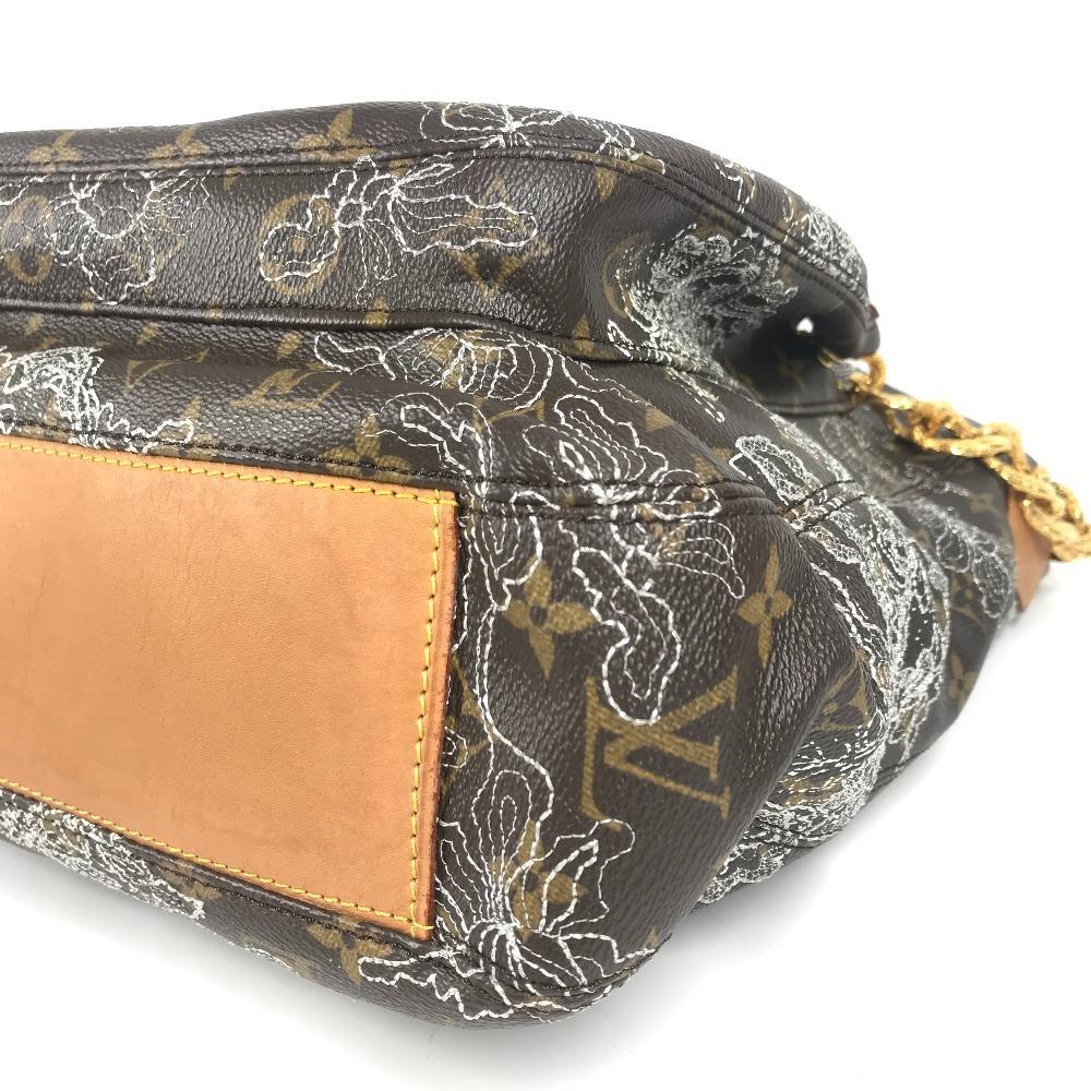 Louis Vuitton M95406 Monogram Dantelle Fersen Shoulder Bag Tote Bag White/Brown