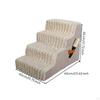 Secure Foam Dog Ramp with Cloth Cover | Textured Step Textures,
