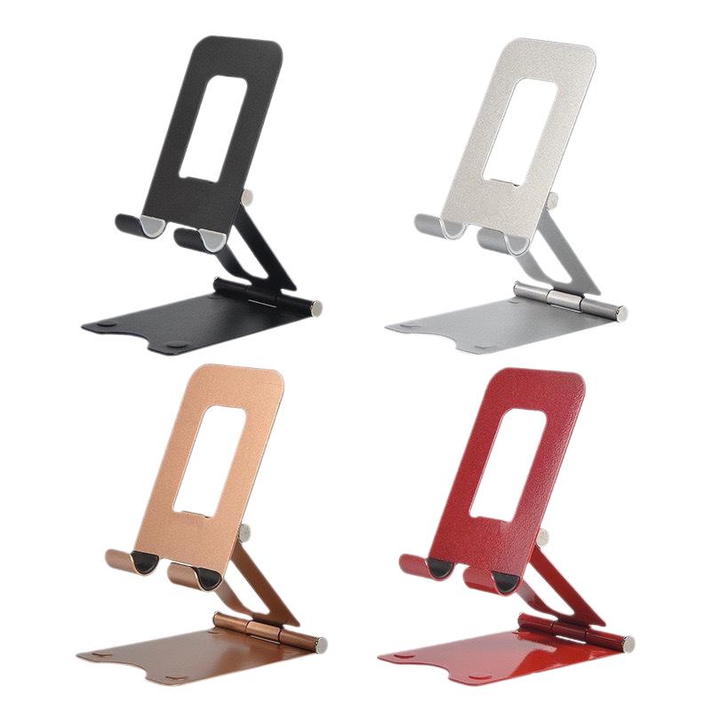 All-Metal 360° Rotating Folding Phone & Tablet Stand for Desktop