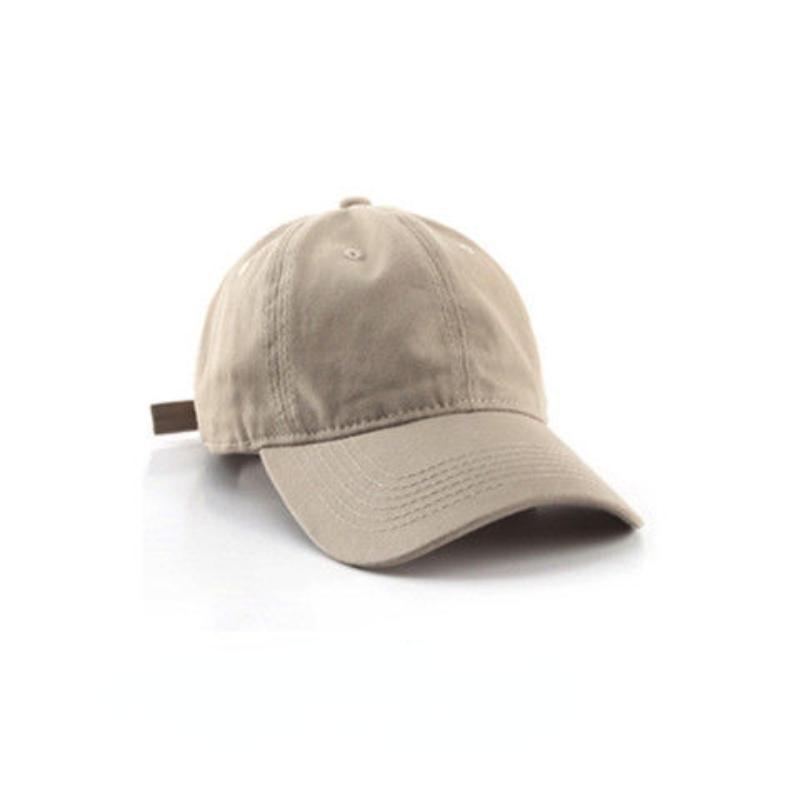 

Хлопковая однотонная бейсболка унисекс, женская и мужская шляпа, мягкая верхняя кепка в корейском стиле, повседневная шляпа в стиле хип-хоп, уличная базовая фуражка 56-58cm хаки