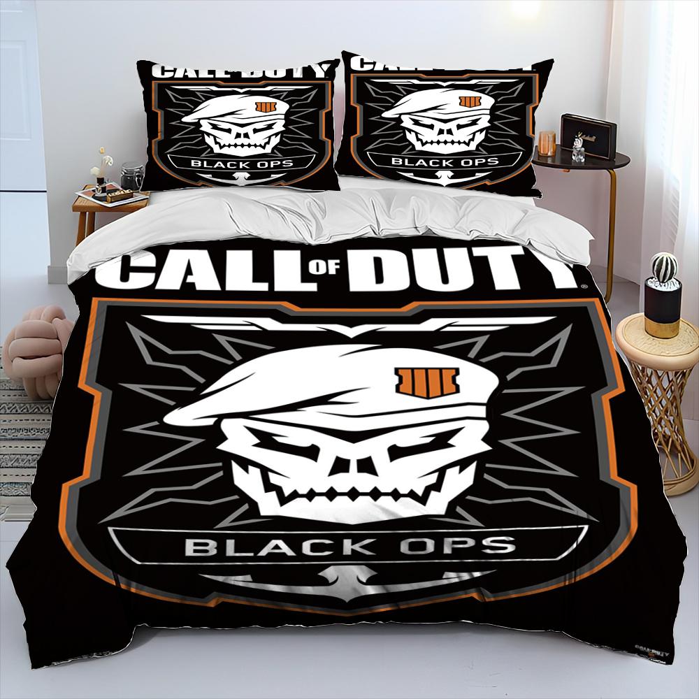 3D-utskrift Spel Call Of Duty Täcke Sängkläder Samling Påslakan Säng Samling Påslakan Örngott King Queen Size Sängkläder Samling Barn