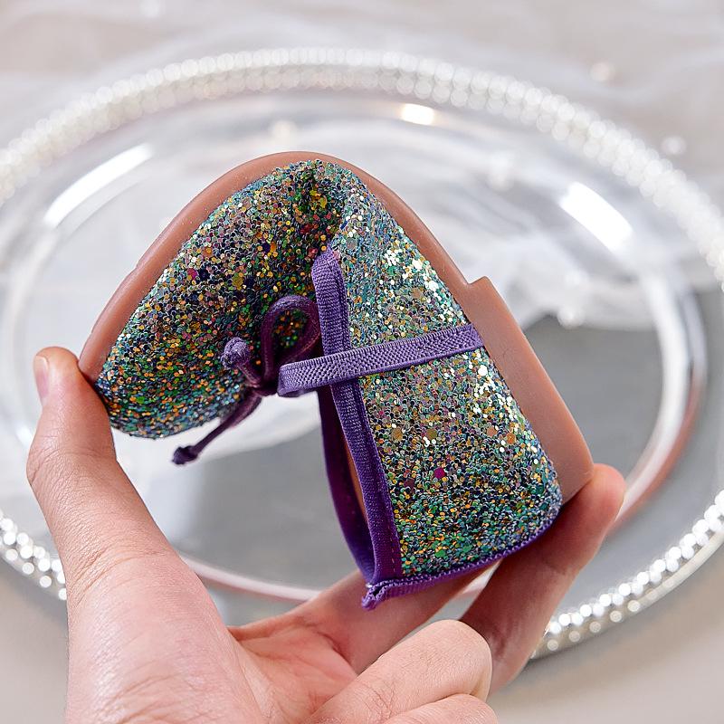 Mocassini Principessa Primavera/Autunno 2025: Scarpe Sequined con Suola Morbida e Elastico per Passerella e Spettacoli di Bambine
