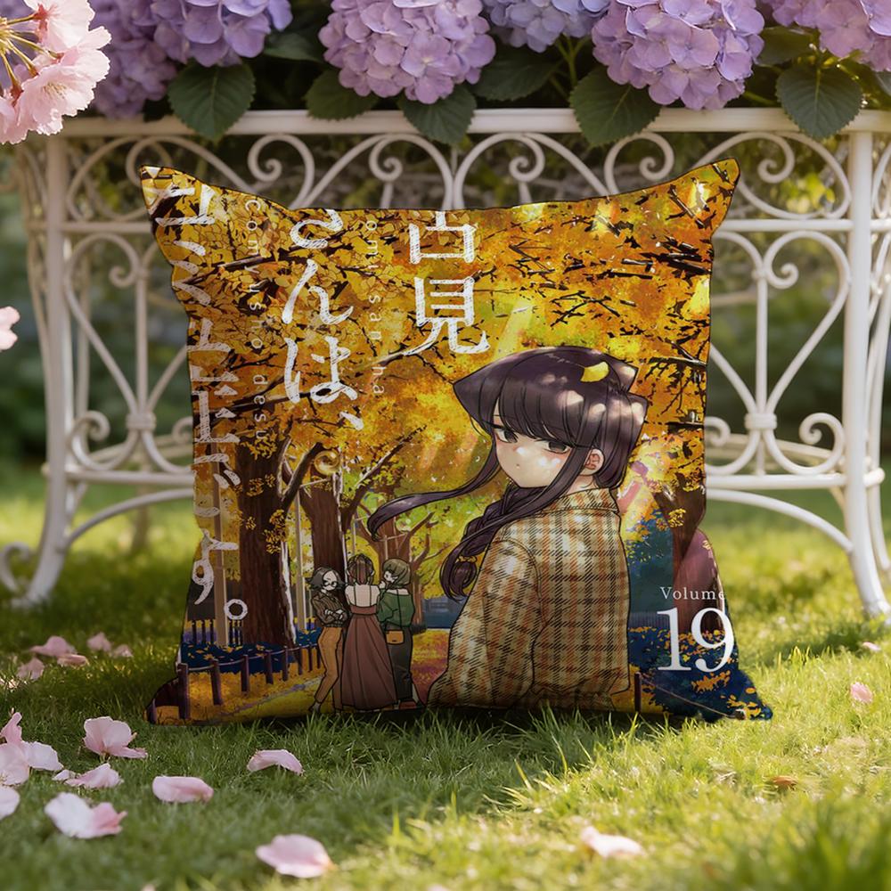 K-Komi Can't Communicate Cushion Cover Home & Car Dual-Scene Pillow Cover: Reversible for Premium Comfort
