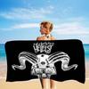 Famoso Festival Musicale H-Hellfest Coperta in Microfibra Asciugatura Rapida Teli da Spiaggia Stampa Oversize Coperta Asciugamano Super Assorbente