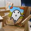 Cute Cartoon M-Mojjilong Cushion Cover Pillow Cover Decor Pillowcase Printed Cushion Case for Couch