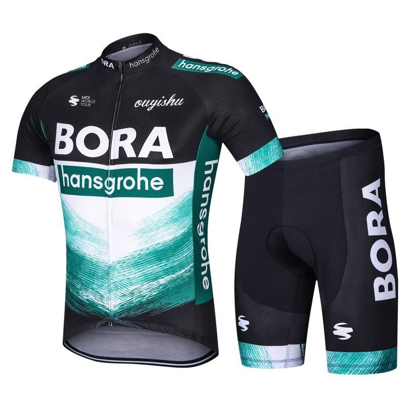 Mens Cycling Jersey Shorts Set Breathable Bike Apparel Road Mountain Biking