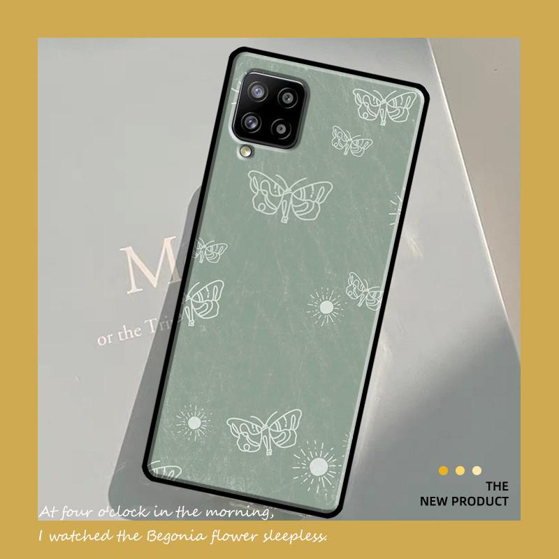 

Эстетический шалфейный зеленый чехол для Samsung Galaxy A54 A34 A13 A23 A33 A53 A73 A12 A22 A32 A52 A51 A71 A14, чехол Samsung A11