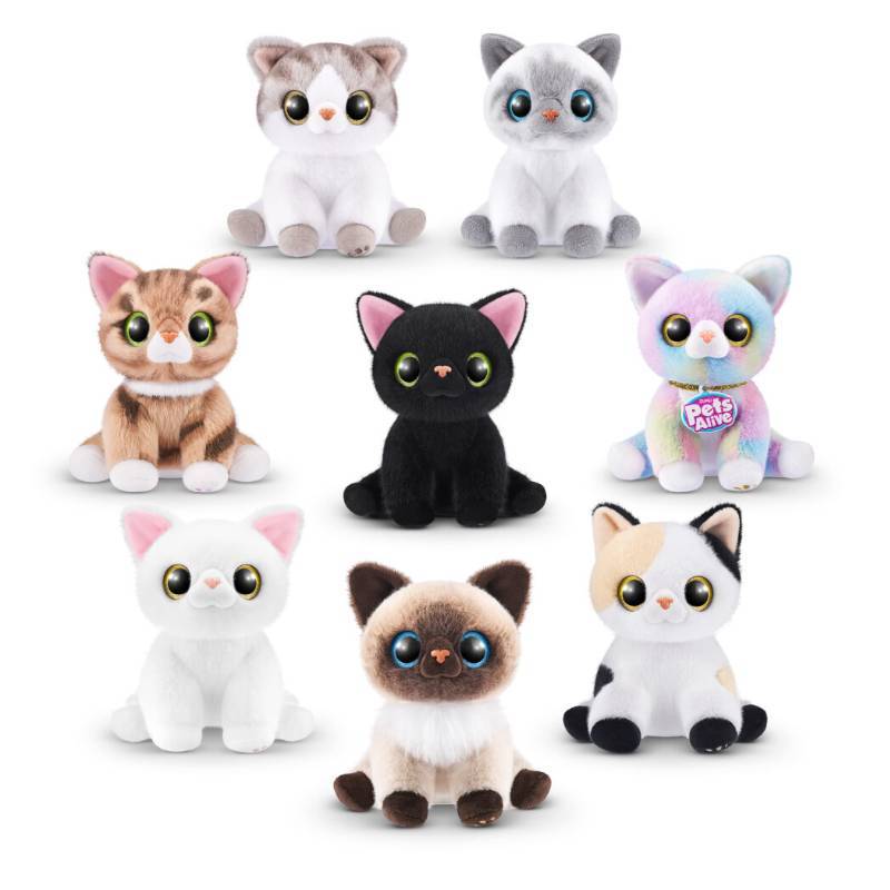 Alive Zuru Pets Smitten Kittens Surprise Toy Adopt Interactive 10 Sounds Gifts