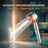 Shower Head High Pressure 5 Modes Spray Water Saving ABS Handheld Filter Large Flow Home Bathroom Spa Portable Shower Head
