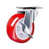1-3 Inch Universal Load-Bearing Directional Brake Silent Cart Wheel Caster