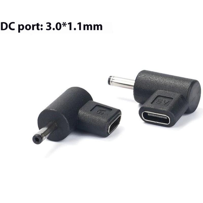 

1Pcs Universal 5V Type-C To DC Power Connector Adapter Converter Male Jack Plug Charge 3.5x1.35mm/5.5x2.1mm/5.5x2.5mm