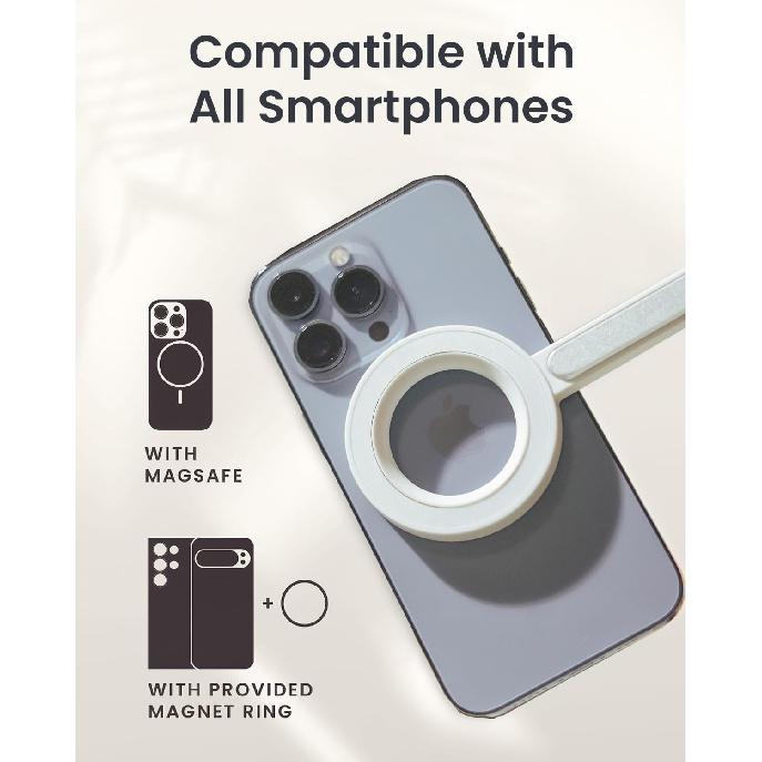 Treppiede Magnetico per Telefono KraftGeek per iPhone, Bastone Selfie da 64" per Magsafe