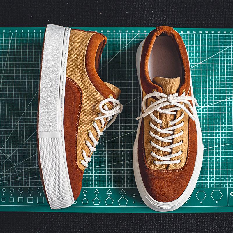 

3011 кеды мужские весенние новые бархатные низкие с мелким вырезом белые туфли кампус универсальные широкие для скейтборда leather shoe size -44