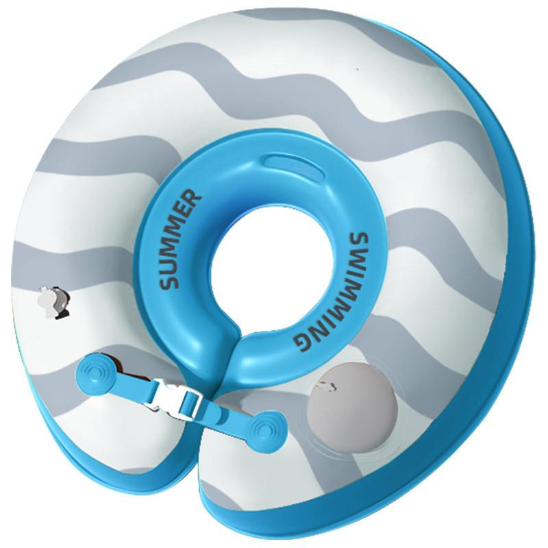 

Кольцо для плавания для новорожденных, детское, новое, надувное, из экологичного ПВХ материала синий