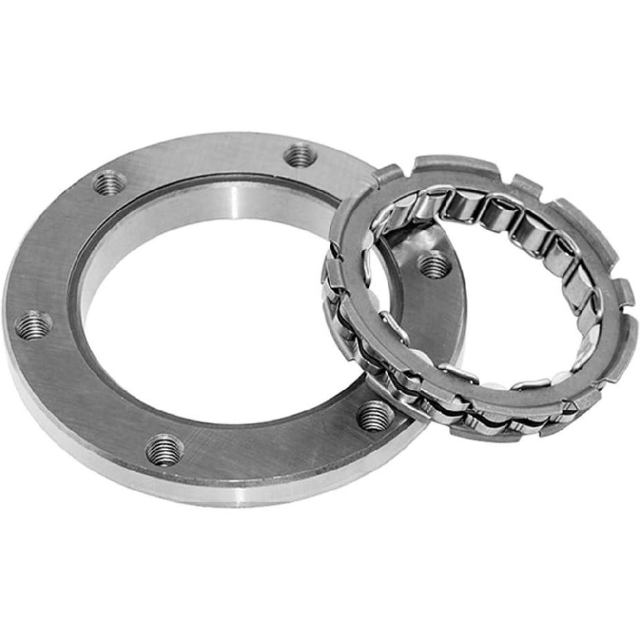 Road Passion Starter Clutch Flywheel Flange & One Way Bearing Replacement for YAMAHA YFM350 Warrior 350 1987-2006/YFM350 Moto 4 1987-1995/YFM350