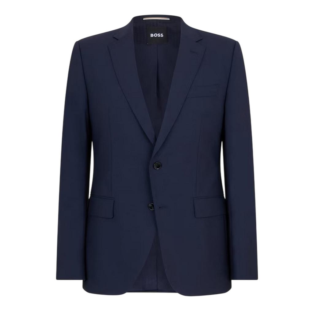 BOSS Mens Lapel Collar Suit Jacket