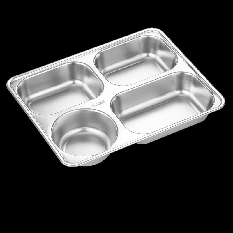 KAZHI 304 Stainless Steel Deep Compartment Meal Tray
