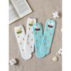 Daiso Clothed Rabbit And Carrot Sleep Socks White