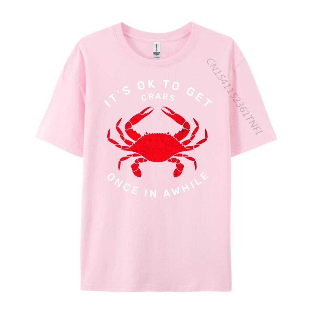Lustige Krabbe Es ist okay, sich ab und zu Krätze zu holen Herren Grafik-T-Shirts T-Shirt EU-Größe Kreativ