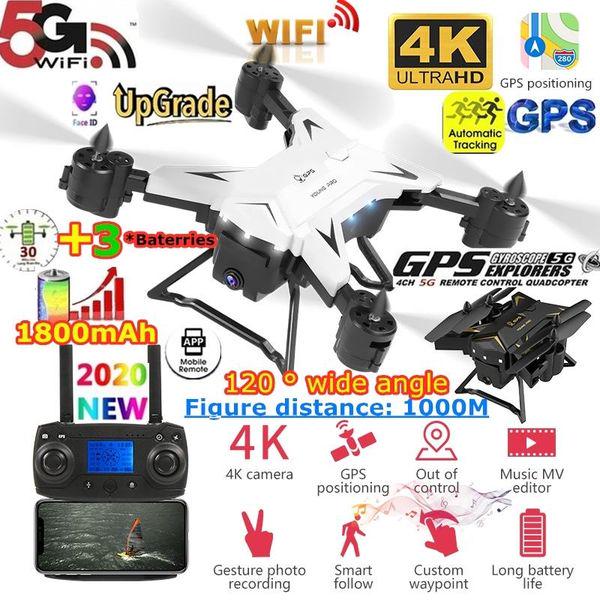 Professional KY601s 6 Axis Folding RC Quadcopters with 15Mins Flying Time Camera & Led Light