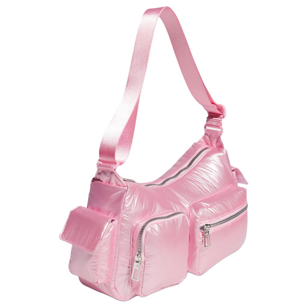 Adidas Polyurethane Crossbody Bag, Shoulder Bag Women's Clear Pink Adidas JN9651