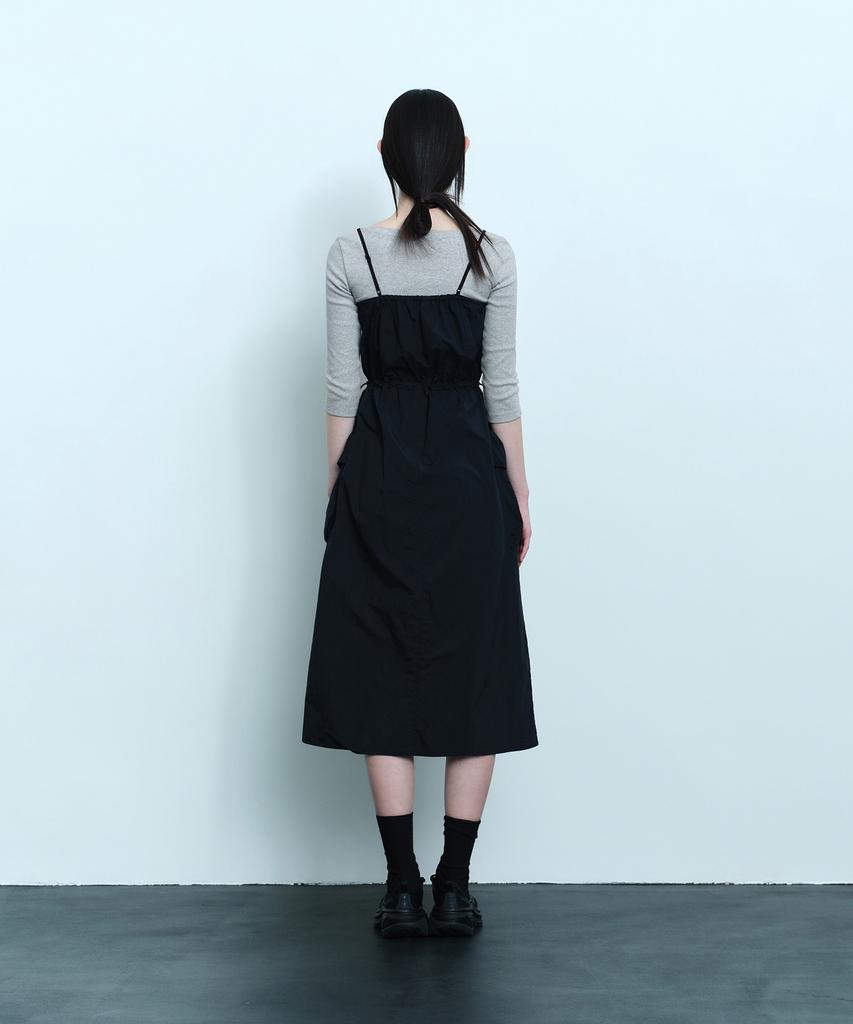 Musinsa Standard Woman Women'S Nylon Sleeveless Cargo Dress [Black]