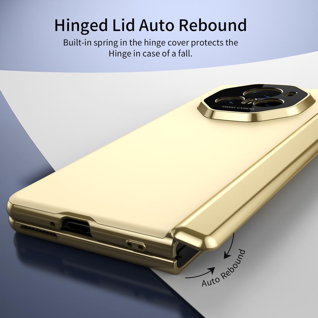 For Honor Magic V3 VS3 AG Matte Vacuum Plating Hinge Full Protective Glass Front Film Drop Resistant Phone Case