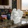 Lustige Badezimmer-Denker-Statue Niedliches kleines Schreibtisch-Ornament Toiletten-Denker-Figur Heim-Büro