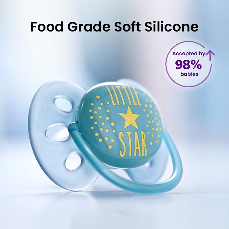 Ультрамягкая успокаивающая соска Philips Avent детские розовый — фото 3