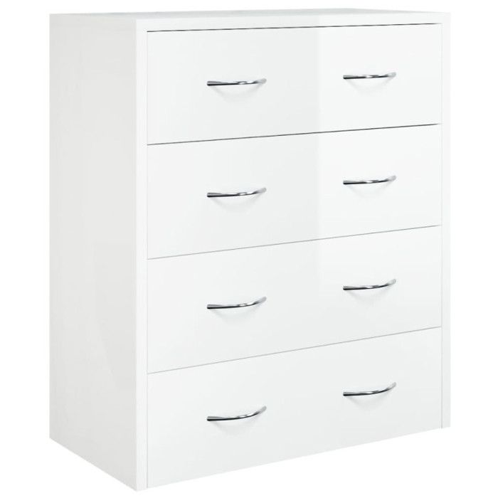 VidaXL Buffet with 4 Drawers Side Cabinet Storage Furniture Home Organizer Living Room Interior 342579