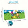Mr. Men Little Miss Large Size Mouse Pad Large Gaming Table Cushion Non-slip Laptop Tablet Big Mousepad XXL Mat Mini PC Playmat With Lock edge