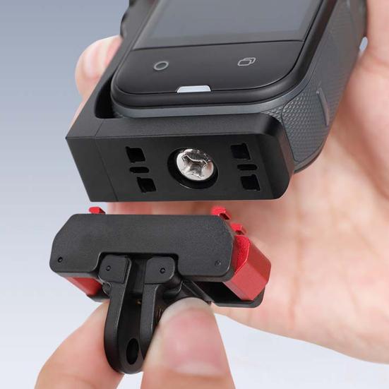 Horizontal Mount Bracket for Insta360 X3/X4/X5 Aluminum Alloy Action Camera 90 Degree L Bracket Transverse Support Holder with 1/4-inch Screw Hole