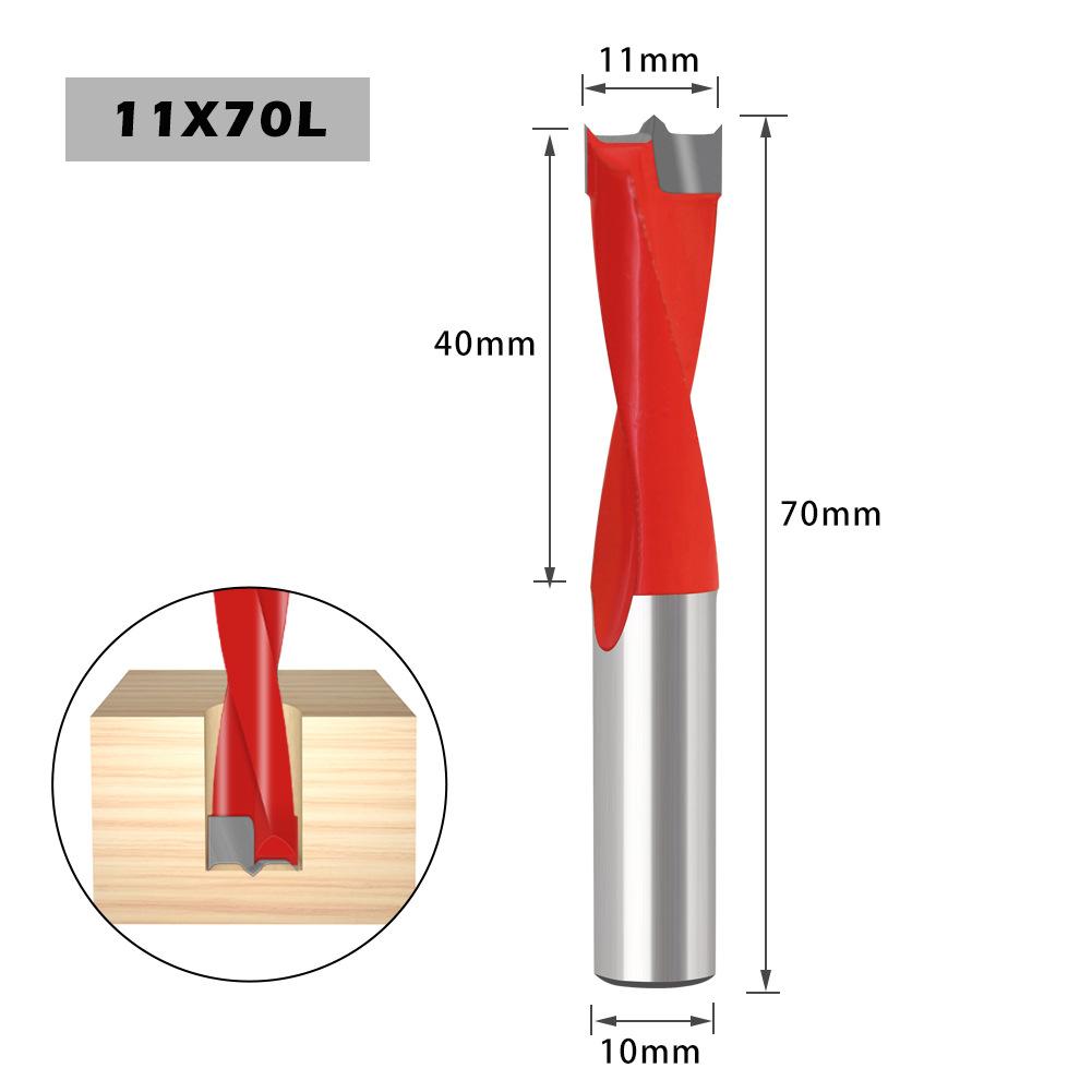 Woodworking Machinery Row Drilling Forward Reverse Alloy Woodworking Drill Bit Hole Opener 3-In-1 Hinge Tungsten Steel Drill Bit