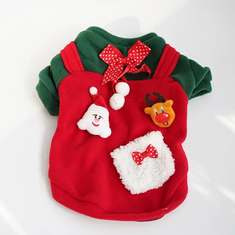 

Dog Christmas Clothing Cute Winter Clothes Teddy Bear Panda Clothing Thick Breathable Dog Clothes Pet Products XXXL(12.5-15KG)
