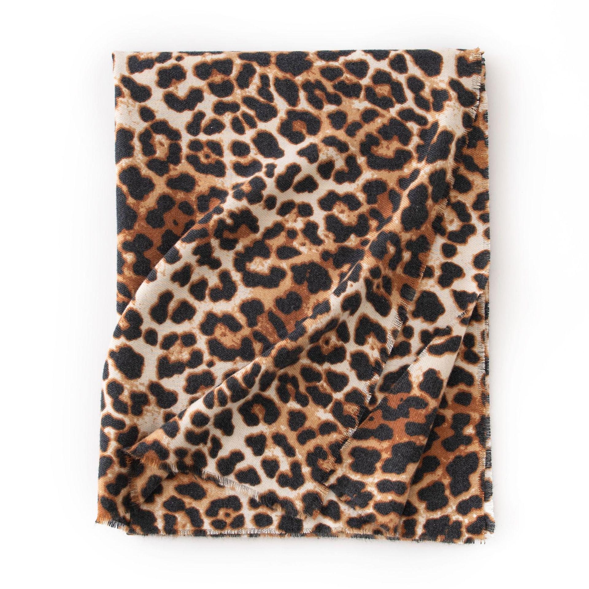 

Ретро Европейский и Американский Стиль Леопардовый Принт Кисточки Шарф для Женщин Новый Стиль Горячей Девушки Осень и Зима Утолщенный Теплый Шарф-Шаль 190*60cm