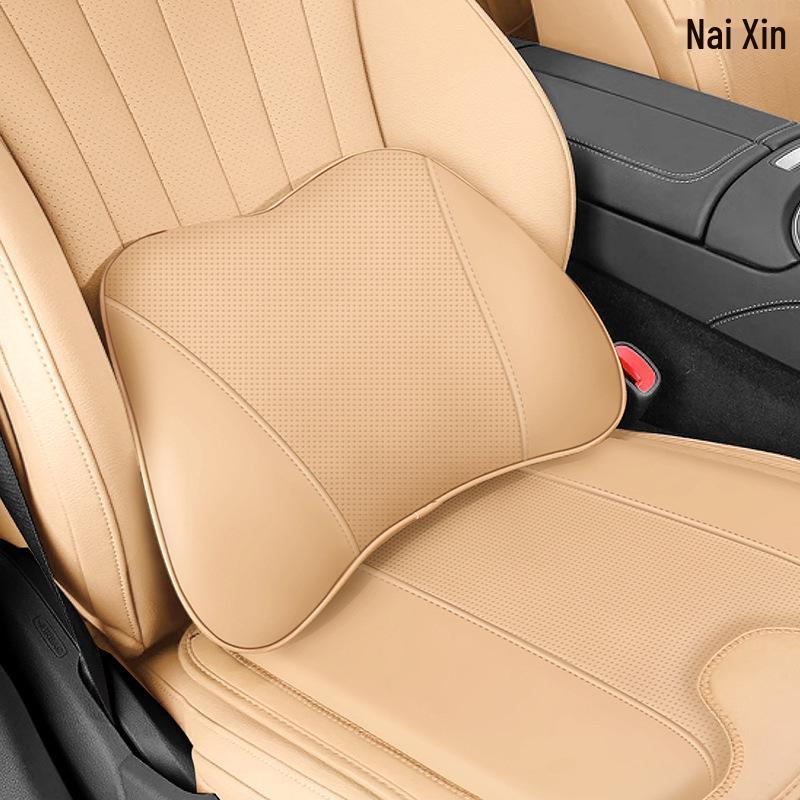 Zhiji R7 All-Season Headrest & Lumbar Support Cushion Set for Car Seats