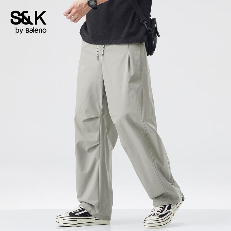 Baleno S&K Herren Lässige Gerade Hosen