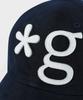 Geulleondeun Vintage Logo Cap (Ink Navy)
