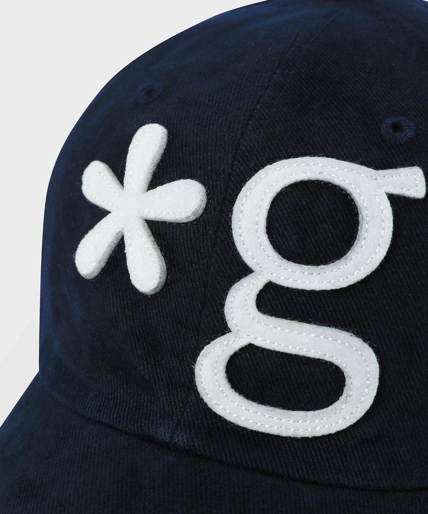 Geulleondeun Vintage Logo Cap (Ink Navy)
