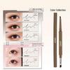 Double-Ended Waterproof Eyeliner Pencil: Smooth, Long-Lasting, Smudge-Proof, Easy for Beginners.