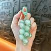 Acrylic Grape Bunch Keychain: Cute Couple Bag Charm & Creative Car Keyring for Women