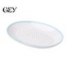 Kitchen Prep Tool Ceramic Garlic Grater Plate for Food Prep, Multifunctional Ginger And Parmesan Mincer Dish, Non Slip Masher Bowl Cheese Nutmeg