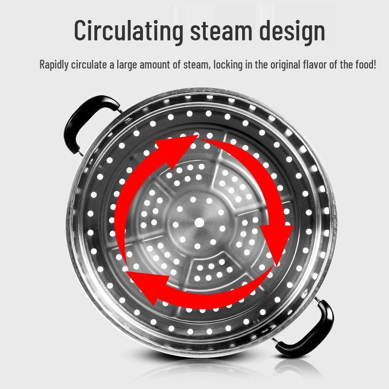 Thickened Stainless Steel Steamer Rack for Wok and Electric Pots