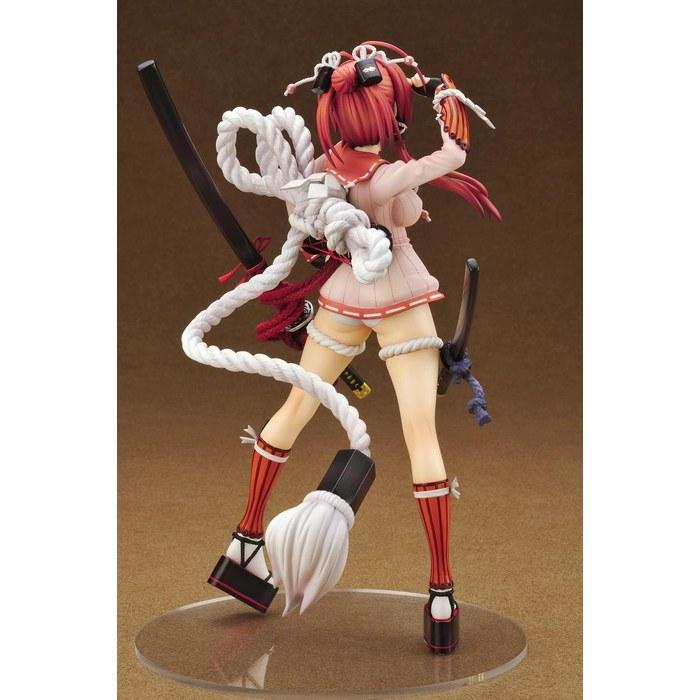 Hyakkaroran Yagyu Jubei (1/8 Scale PVC Painted Complete Figure) Red 8.7 Inches