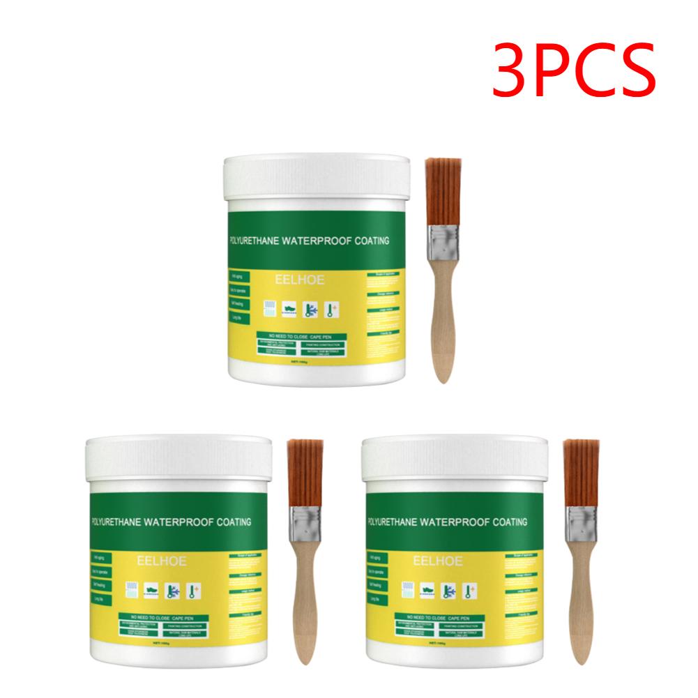 1-3 st 30/100/300g Vattentätt medel Vattentät beläggning Osynlig pasta Tätningsmedel Lim Reparationslim för Hemma för Tak Badrum