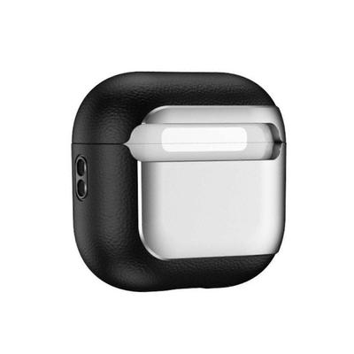 Leather Shell Case For Pods 4 Earphone Case Protecting And Effortless Wireless Charging No Need To Remove Cover Eadsets Silver