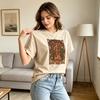 Vintage Art Nouveau Beltane TShirt Pagan Fire Festival Goddess Graphic Tee Witchy Floral Nature Inspired Casual Unisex Shirt