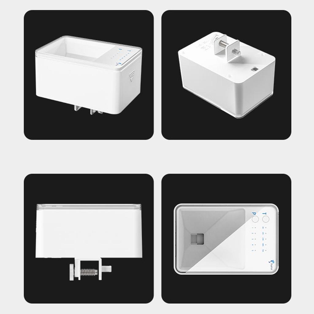 Automatic Aquarium Fish Feeder with 70ml Capacity and Easy To Read LED Display Feeding Tool for Busy Fish Owners